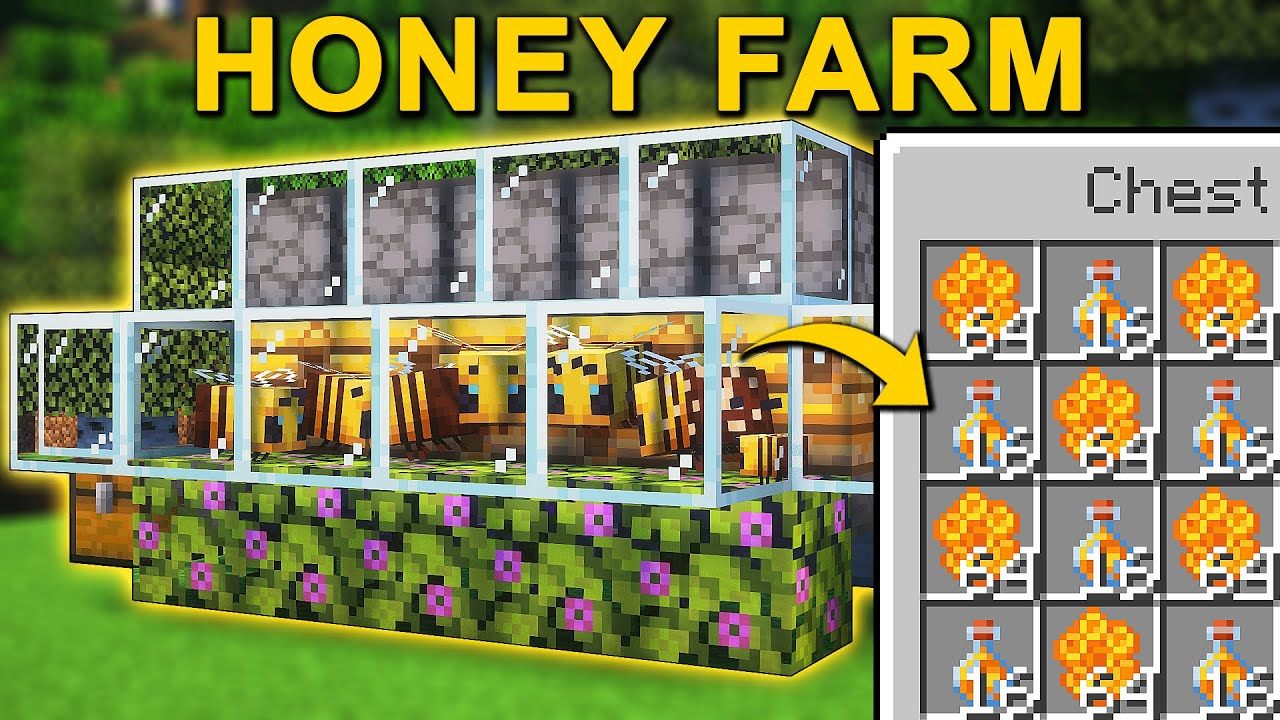 The EASIEST Automatic Bee Farm in Minecraft 1.21+ by Triloms
