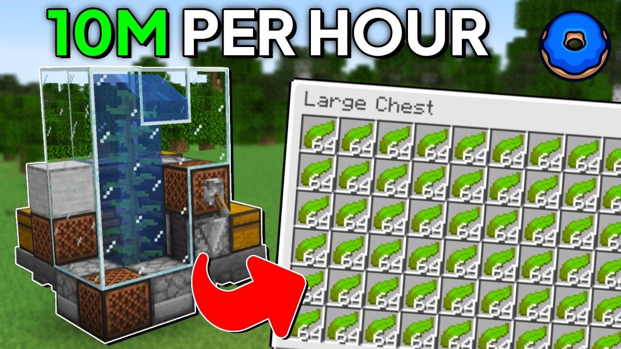 Fastest Kelp Farm | Donut SMP by BasicRedstone