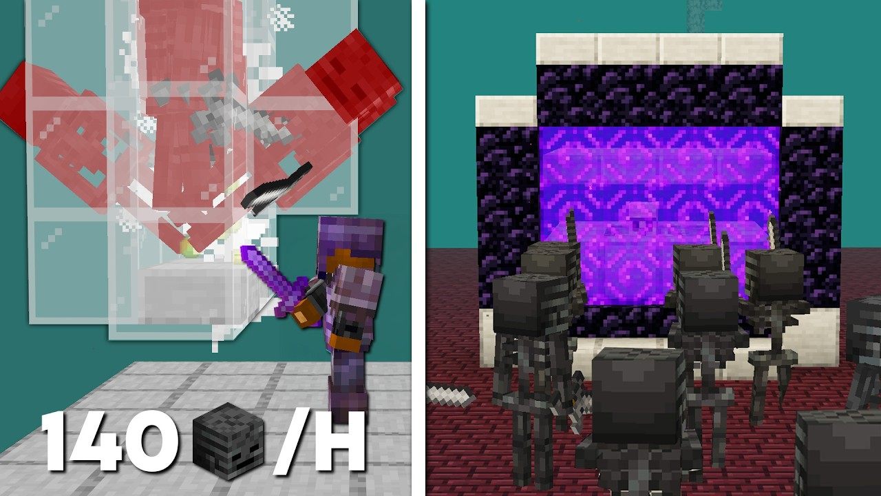 Minecraft 26.2 EASY Wither Skeleton Farm - No Spawnproofing by Voltrox