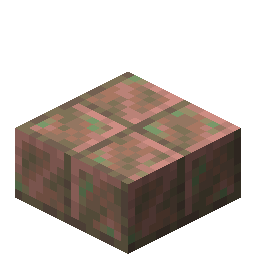 Exposed Cut Copper Slab