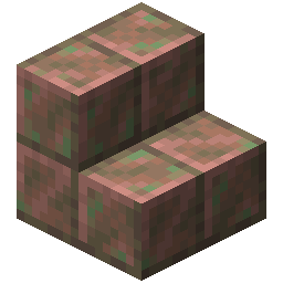 Exposed Cut Copper Stairs